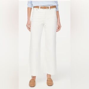 J. Crew Wide-leg cropped jean in all-day stretch
